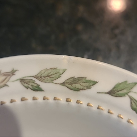 3pc Super. Hall Quality Dinnerware Mary Dunbar Jewel Homemakers Inst. Cameo Rose - Picture 6 of 8